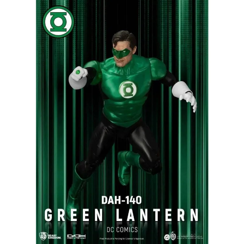 Spot SaleIn Stock Beast Kingdom BEASTKINGDOM DC Comics DAH-140 Green Lantern Action Figure Original Collection Ornament Surprise