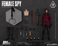 Genuine In Stock Brotoys Female Spy Ada Wang Lr011 Eye Moving Cloth Dress 1/12  Doll Action Figure Collection Birthday Gift Toy