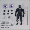 【New Version】3.0 Black Panther Anime Articulated Action Figure - Desktop Decoration Ornament Birthday Gift For Boys Scene Prop