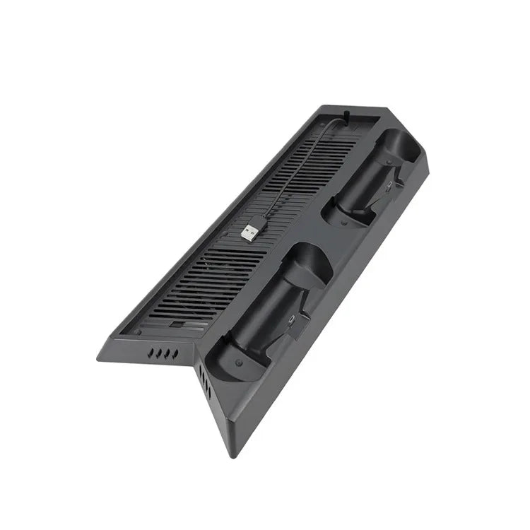 All-In-One-Kühlstation mit zwei Kühlerlüftern, vertikaler Ständer mit 2 Controller-Ladedocks für PlayStation4 für PS4/SLIM