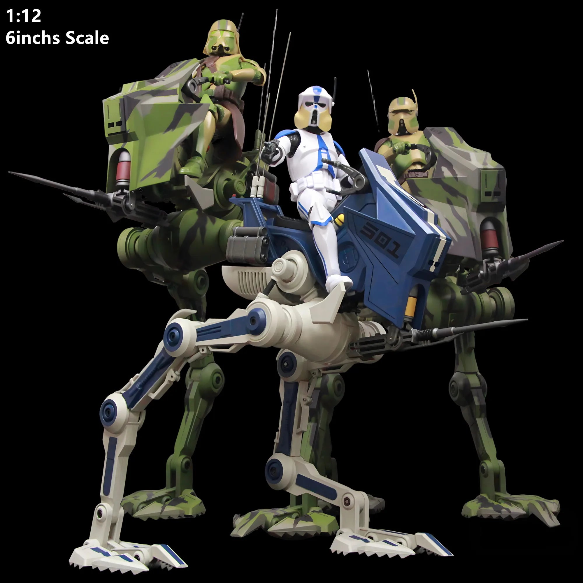 6inchs Scale 1:12 501st Legion 41st AT-RT ATRT All Terrain Reconnaissance Transports ﻿Clone ARF Trooper 6" Action Figure Toys