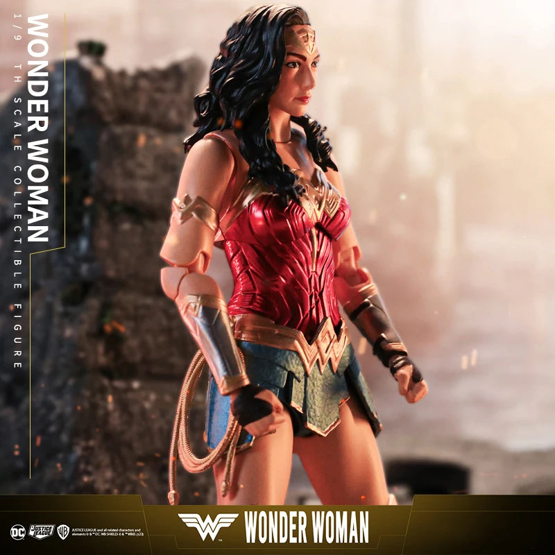 Fondjoy Genuine Model DC Wonder Woman 1/9 Scale Action Figure Anime Characters Diana Prince Model Collectible Toys Boys Gifts