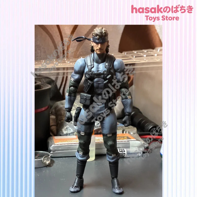 Low Price in Stock MAX Factory Original Box FIGMA 645 Solid Snake MGS2 Ver. Action Figure Model Gift for Kid Foam Box Packaging