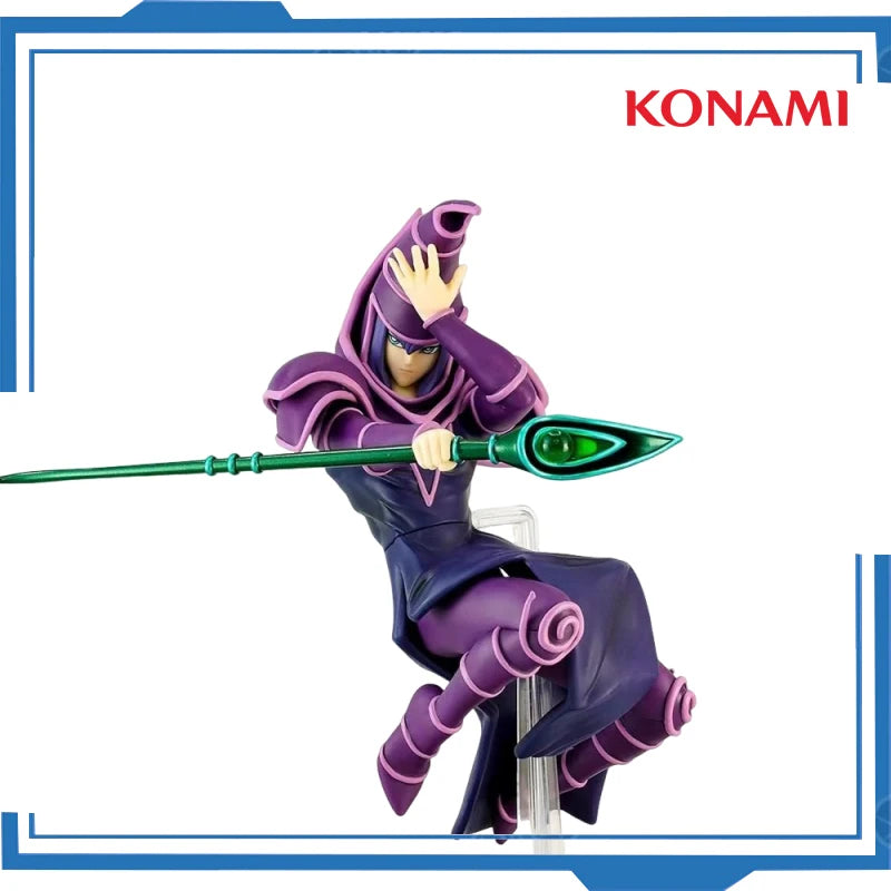 Originale KONAMI Anime Yu-Gi-Oh! Equal Arts Dark Magician PVC-Actionfigur, Sammlerstück, Spielzeug