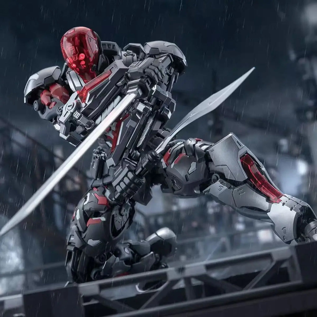 In Stock HEMOXIAN Arkham Knight Assembly Model YuanYe Over Zero Batman Action Figures 1/10 Plastic Model Gifts Toys
