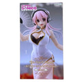 In Stock [Genuine] Original Furyu Super Sonico Trio-Try-It Figure White China Dress PVC Figure Model Collector Figurine Toys