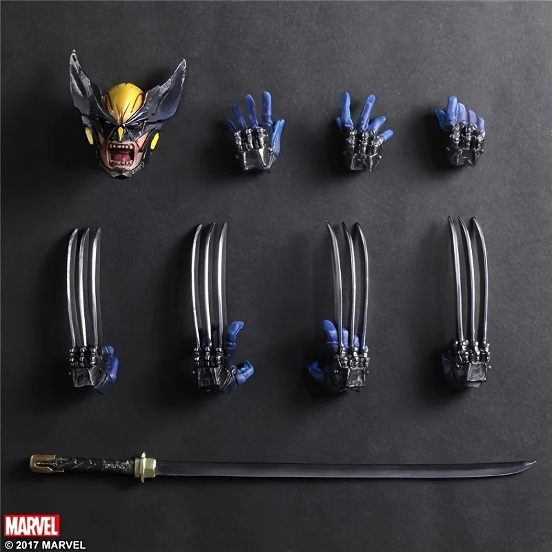 Marvel Genuine Wolverine Wolf Uncle Model Figurine Ornament