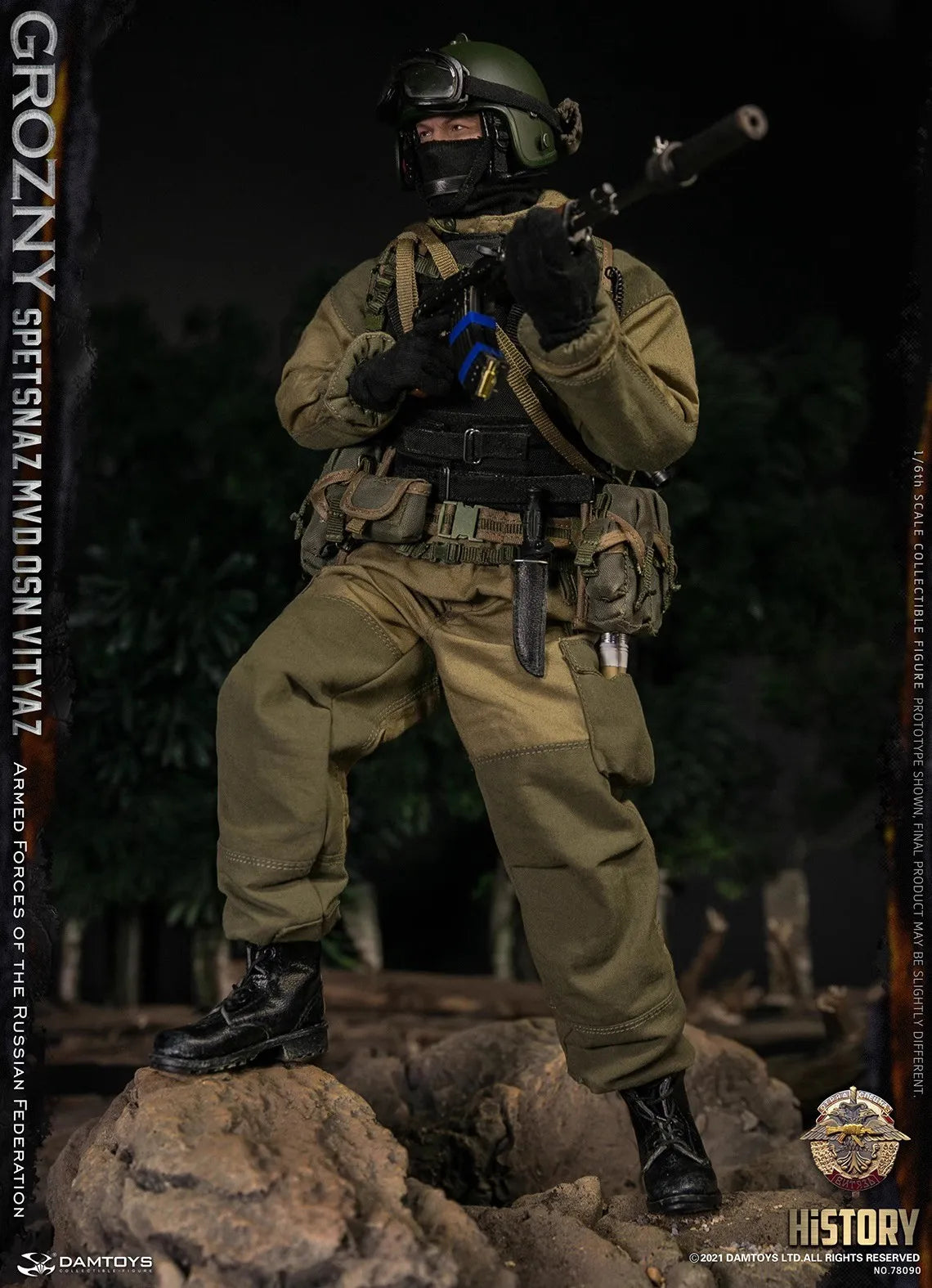 DAMTOYS DAM 78090 1/6 Soldier Doll SPETSNAZ MVD OSN Vityaz GROZNY Full Set 12'' Action Figures Model Toy In Stock