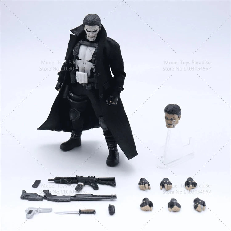 Joy Man Toys JM010 1/12 Collectible Toys  Punisher Sin Judge Antihero Men Soldier 6Inch Action Figure Model Fans Gifts
