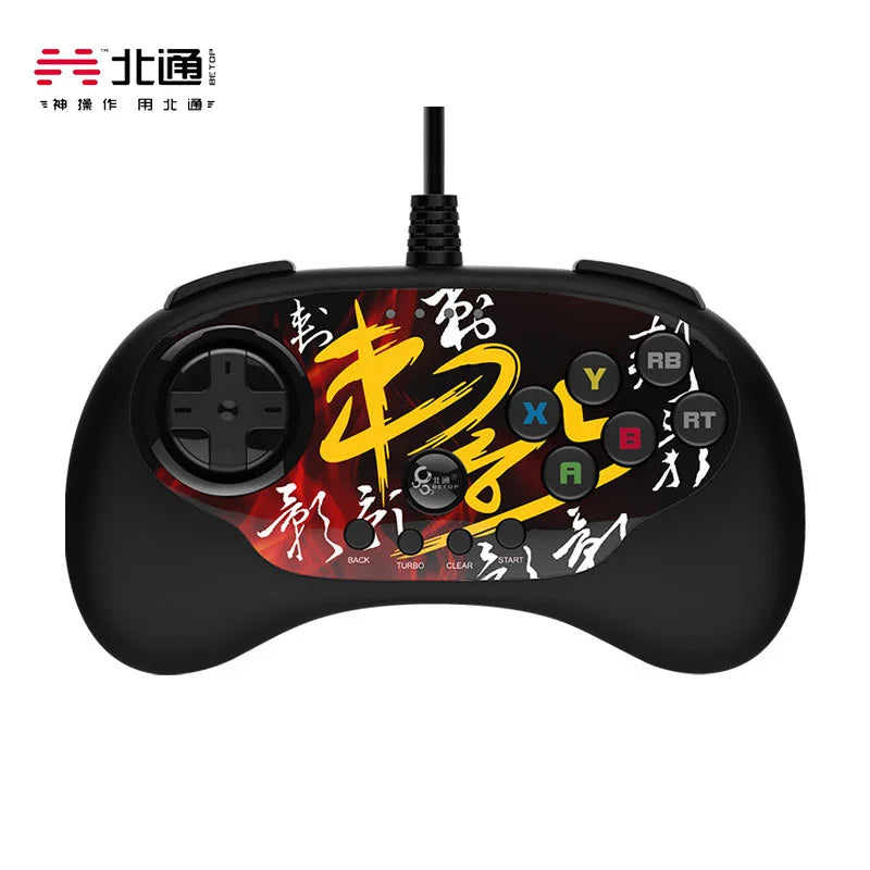 Original Betop BEITONG BTP-C3 USB Wired Gamepad Arcade Fighting Joystick For Android TV For PC Computer PS3 For Game Controller