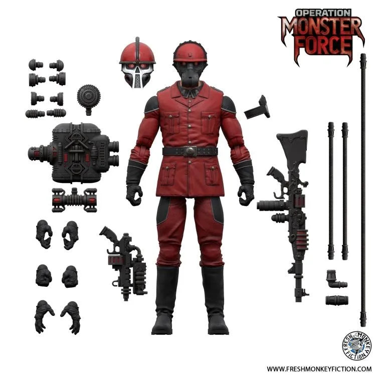 1/12 Fresh Monkey Fiction Declan Van Helsing Forgotten King Action Figure Operation: Monster Force Bbts Exclusive Model Toys