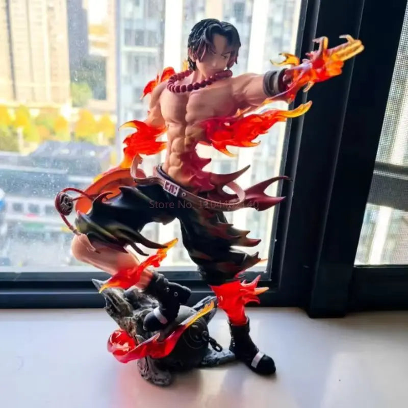 One Piece Flame Portgas·D· Ace Gk екшън фигурка PVC модел стояща статуя колекция декорация кукла деца играчка подаръци за рожден ден