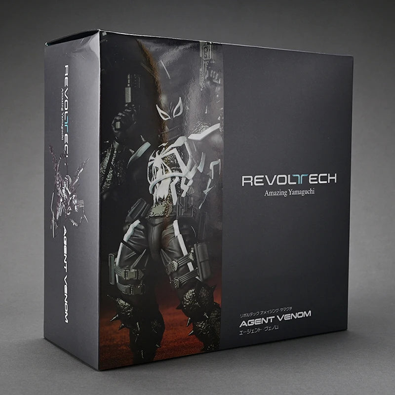 Agent Venom Action Figure Kaiyodo Revoltech Figurine Marvel Pvc Movable Collection Eugene Thompson Ko Model Toy Gfit