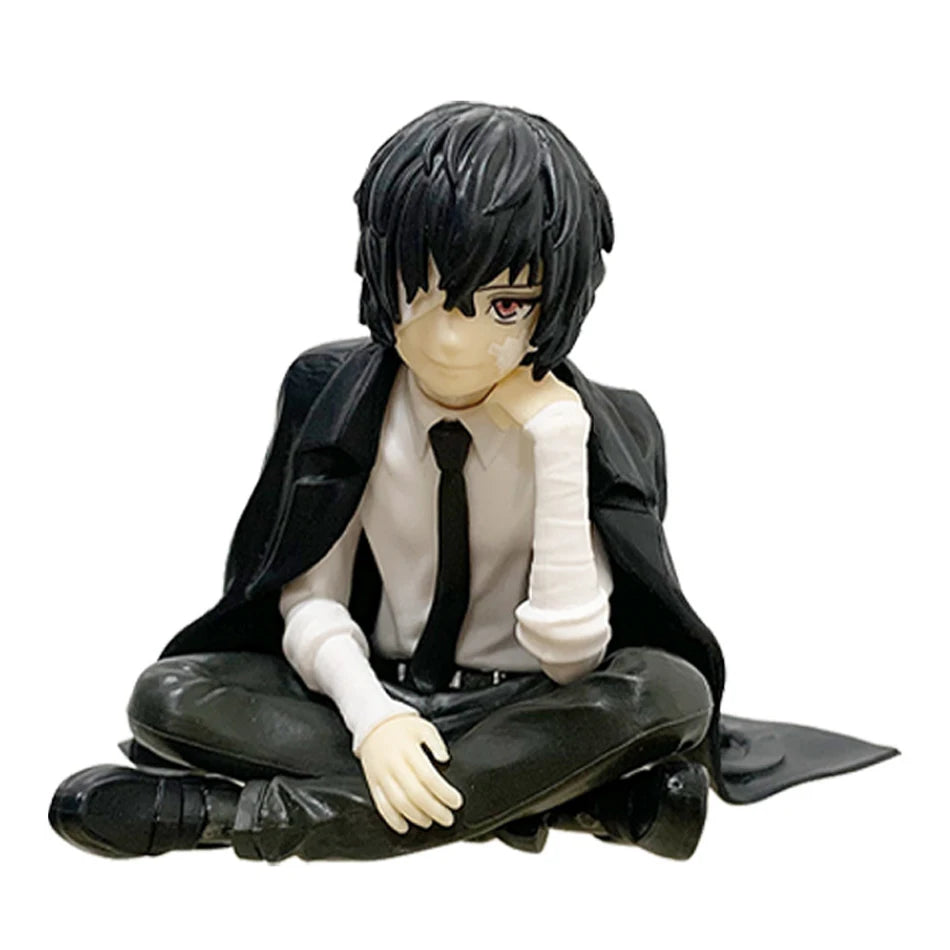 22cm bungou dogs vagrants anime figure youth dazai osamu action figure nakahara chuuya statuette pvc collection model doll toys