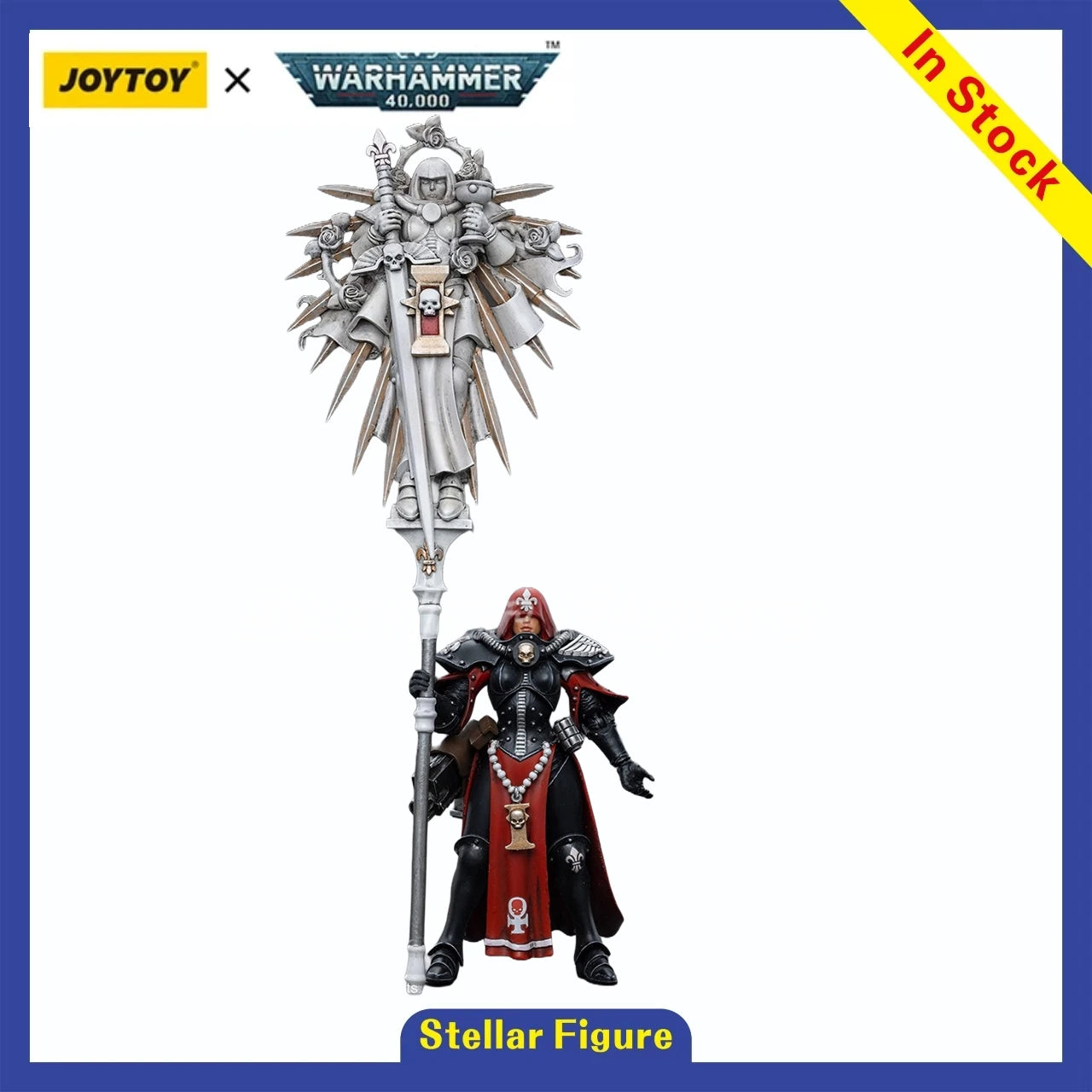 【SF】JOYTOYS 1/18 Action Figure Adepta Sororitas LmagifierSister Saelon Model Toys Gifts Collection Ornaments