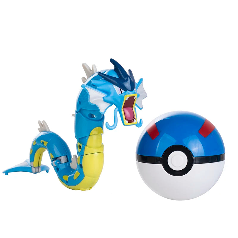18 Styles Pokemon Anime Deformation Figures Pikachu Eevee Mewtwo Greninja  Pokeball Figure Pet Action Model Toys Childrens Gifts