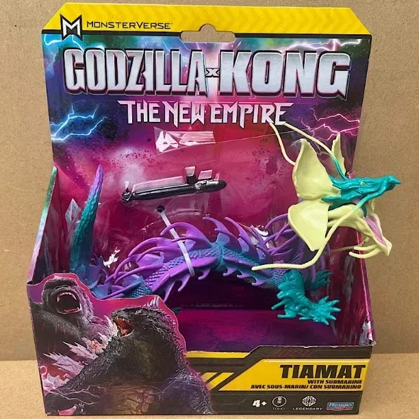 Godzila X Kong Action Figure The New Empire Anime Figure Godzilla King Ghidorah Tiamat Mothra Figure Collection Model Custom Toy