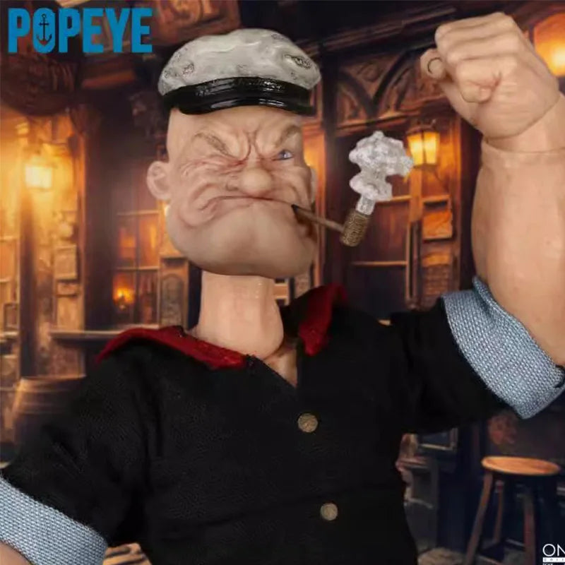 In Stock Original Mezco Toyz Popeye One:12 Collective Popeye 6 Inch Action Figure