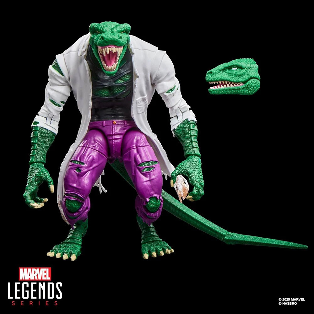 In-Stock Hasbro Marvel Legends Series Lizard (Spider-Man) 15cm Deluxe Anime Comic Action Figure Model Ornament Gift Toys