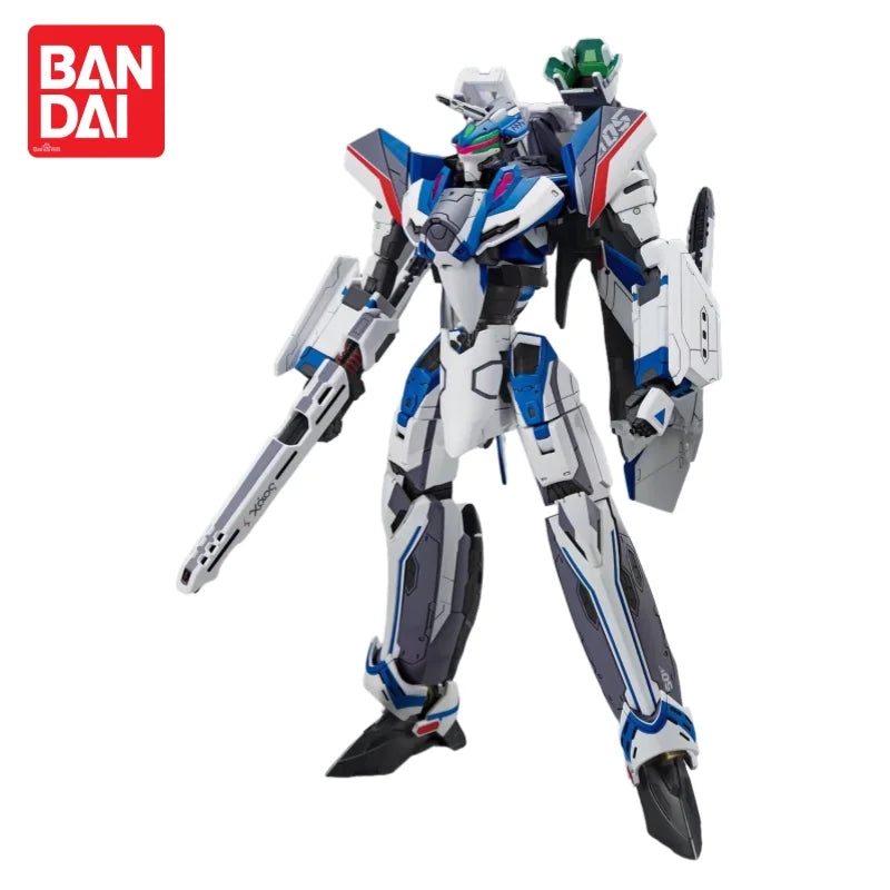 Bandai Hg 1/100 Macross Vf-31J Siegfried Hurricane Fighter Model Kit Gift Garage Cool Mecha Warrior Figure Educational Toy