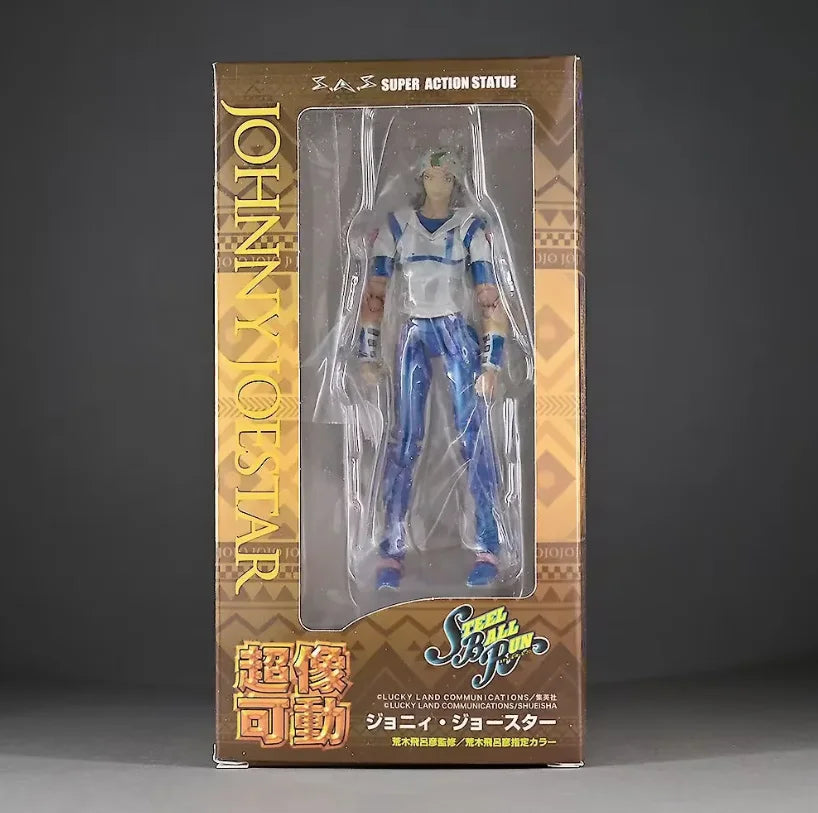 In Stock Medicos Steel Ball Run Jojo'S Bizarre Adventure Johnny Joestar Action Figure Wf Limit 15cm Original Model Toys