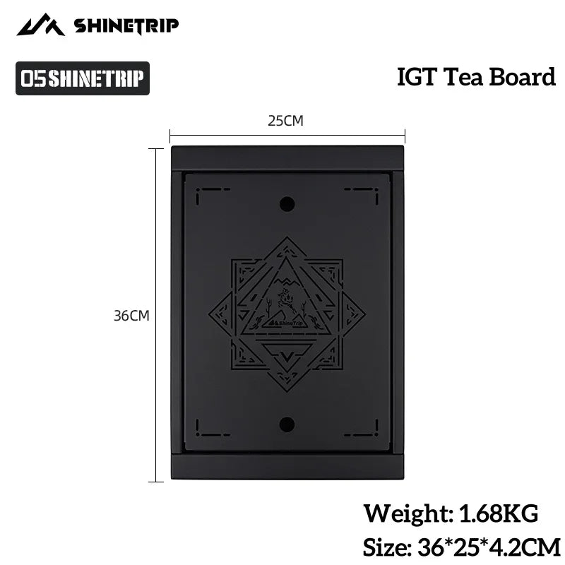 ShineTrip 05 Series IGT Tischplatte Frei kombinierbarer Tischteller Klapptisch taktisches Zubehör Camping BBQ Tische Bretter