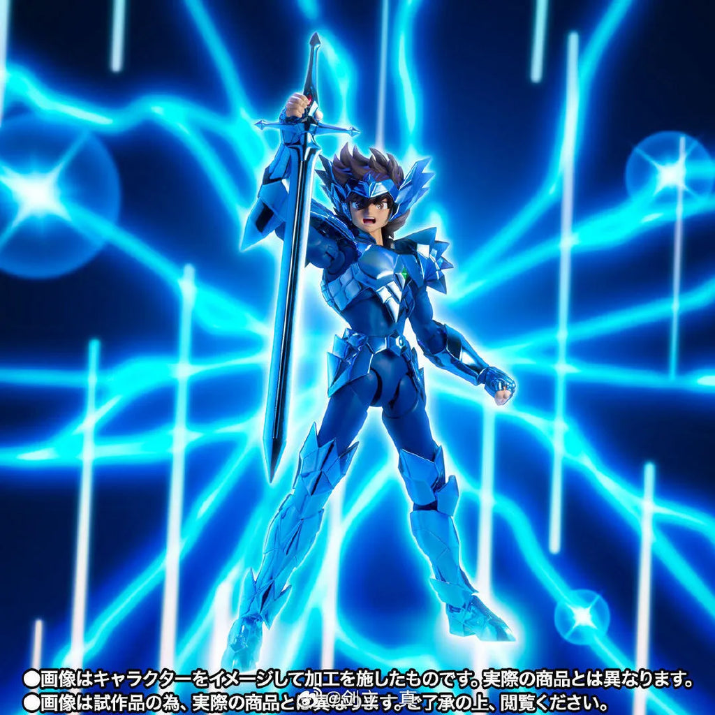 In Stock Bandai Genuine Soul Limited Saint Cloth Myth EX Odin Seiya Blue Odin Robe Alloy Action Figure Collection Gift
