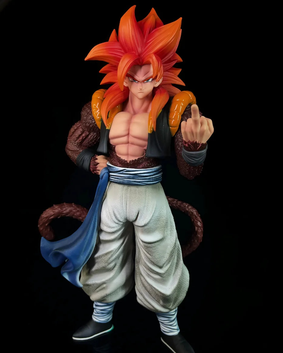 JT Studio Dragon Ball SSJ4 Gogeta Figure 30cm PVC High-Detail Anime Fusion SSJ Statue Collectible Son Goku Action Model boy Gift