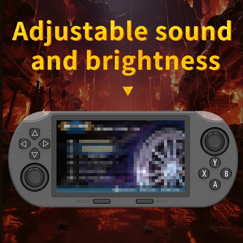 4,5-Zoll-IPS-HD-Bildschirm Handheld Wireless Game Console, große Batteriekapazität Ausgestattet mit 1,2 G Dual-Core-Prozessor SF3000