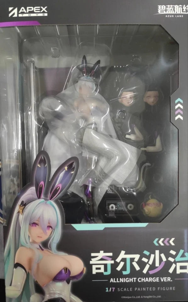 APEX Azur Blue Route Kearsarge Allnight Charge Ver. 1/7 Scale Figure Original Doll Model Ornaments Collection Toy Gifts