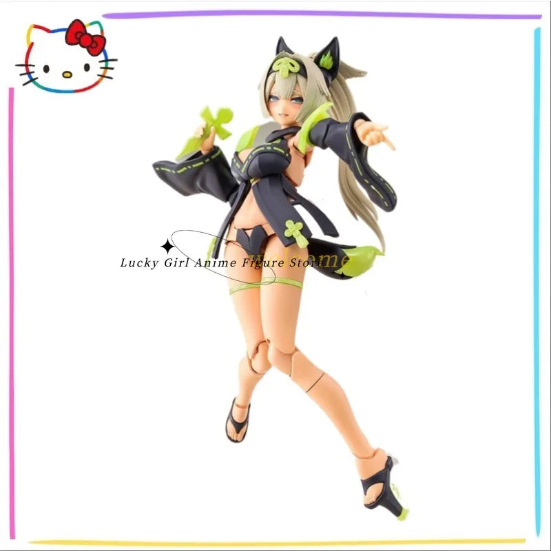 -In Stock Original Kotobukiya Megami Device Shura Tamamo Mae Banquet (Utage) Mecha Assembly Models Ornaments Toys Boys  Statue