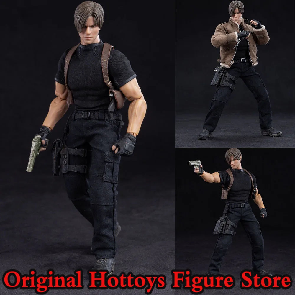 In Stock Nwtoys 1/12 Scale Male Soldier Leon Police Agent Hero Character Full Set 6-inches Action Figure Model Doll Collection
