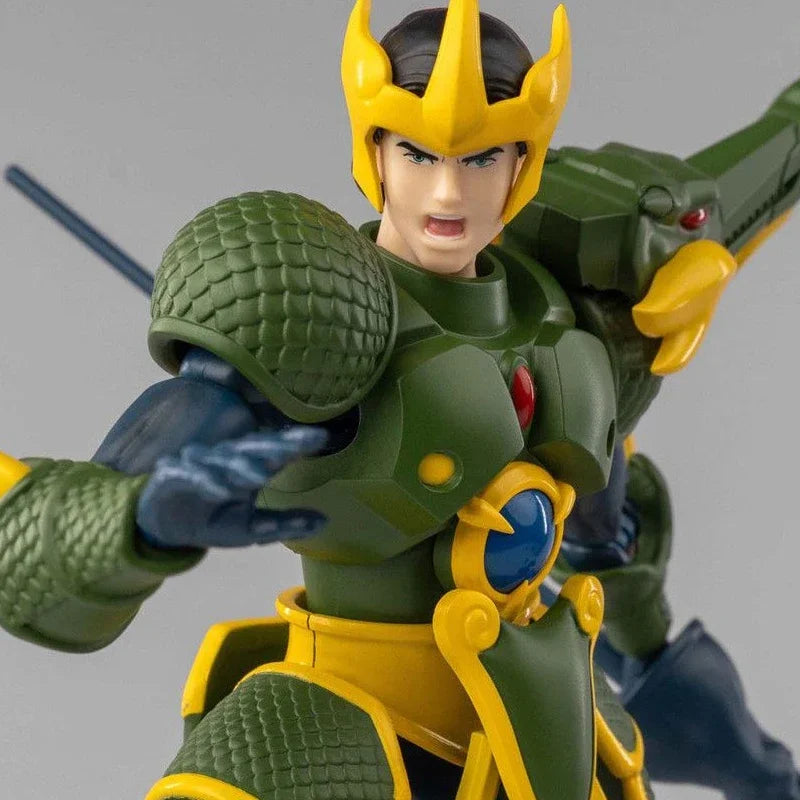 Yolopark AMK PRO X Series Tenkuu Senki Shurato The King Ryu Ryoma Shakti Armor Dragon Naga Metal Armor With Object Action Figure