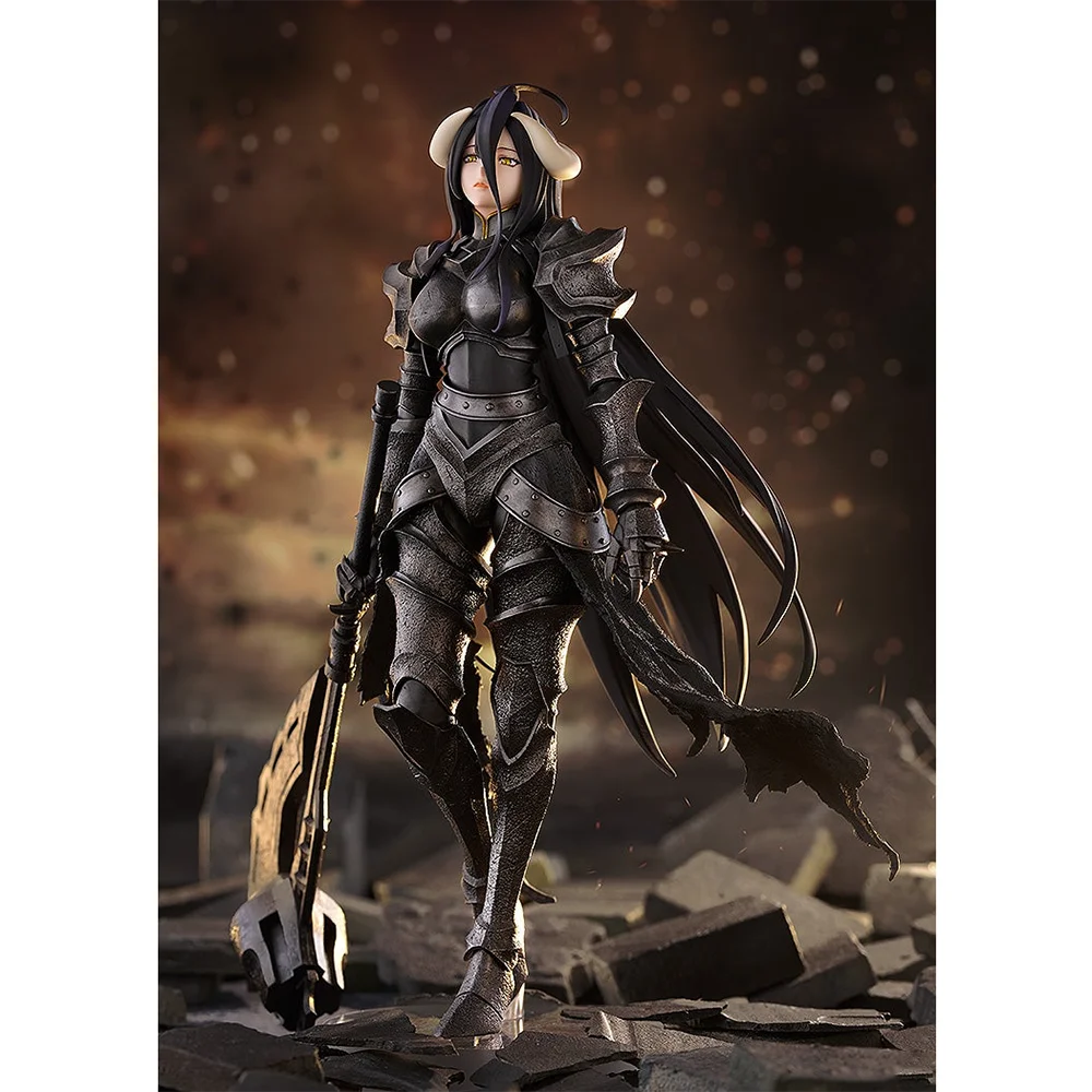 IN Stock Original GSC POP UP PARADE OVERLORD Albedo Armor Ver. L  Action Figure 24CM Collectible Model Nice Ornaments Toys Gift