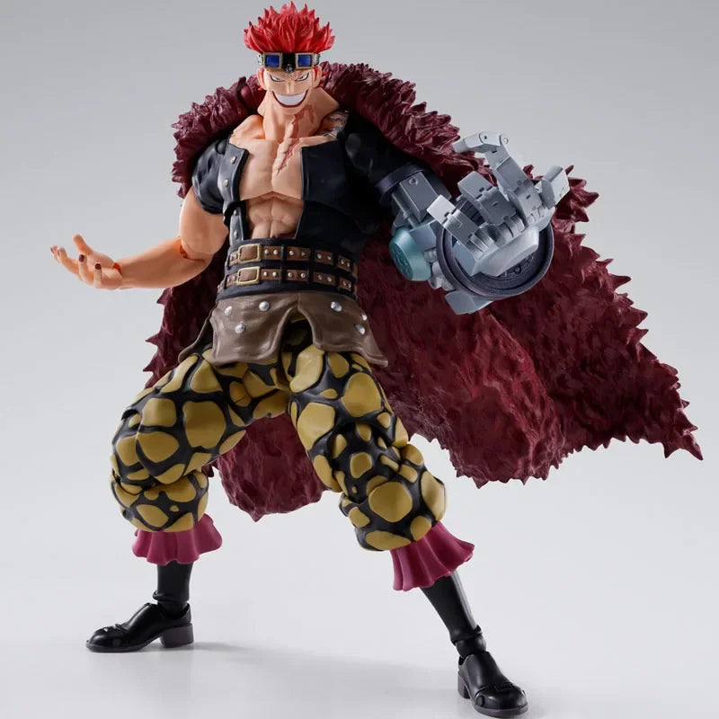 In Stock BANDAI Original Box S.H.Figuarts EUSTASS.KID LUFFY Anime Action Figure Model Toy Gift for Kid Foam Box Packaging