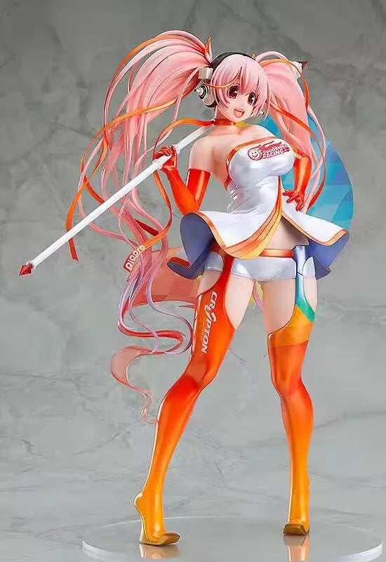 In Stock Original Genuine SUPER SONICO Racing Ver Max Factory 2016 Action Figurine 28cm Anime Figure Model Toys Beauties Doll