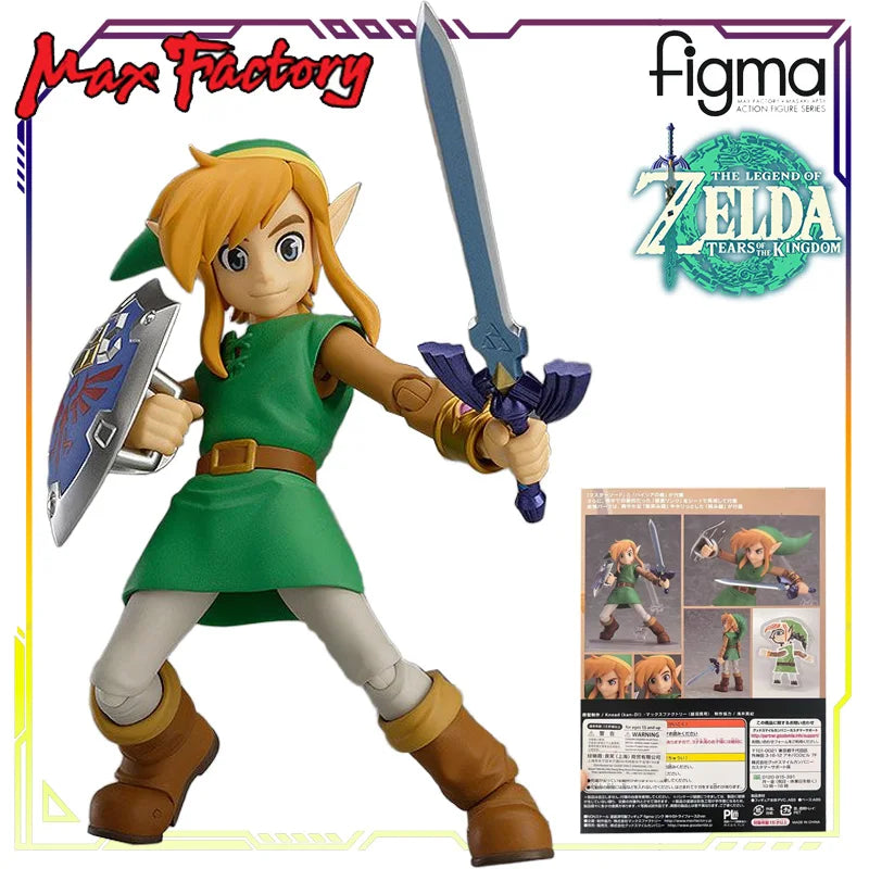 Max Factory Figma Legend of Zelda Twilight Princess Series Princess Link/Zelda  Anime Action Figure Model Toys Gifts Fo Boys
