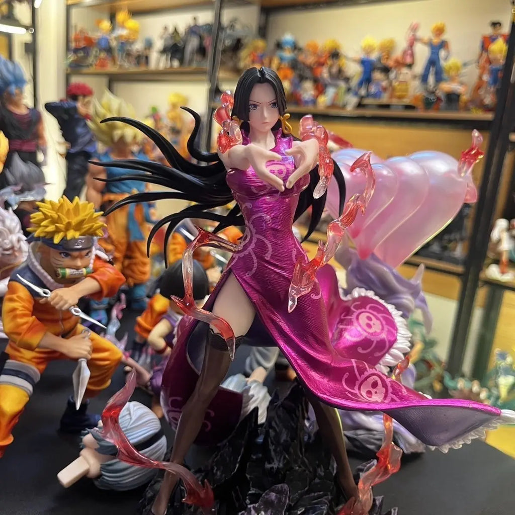 27cm Heart Gesture Boa Hancock Anime Figures Pvc Statue Desktop Ornament Collection Model Toys Gifts For Fans