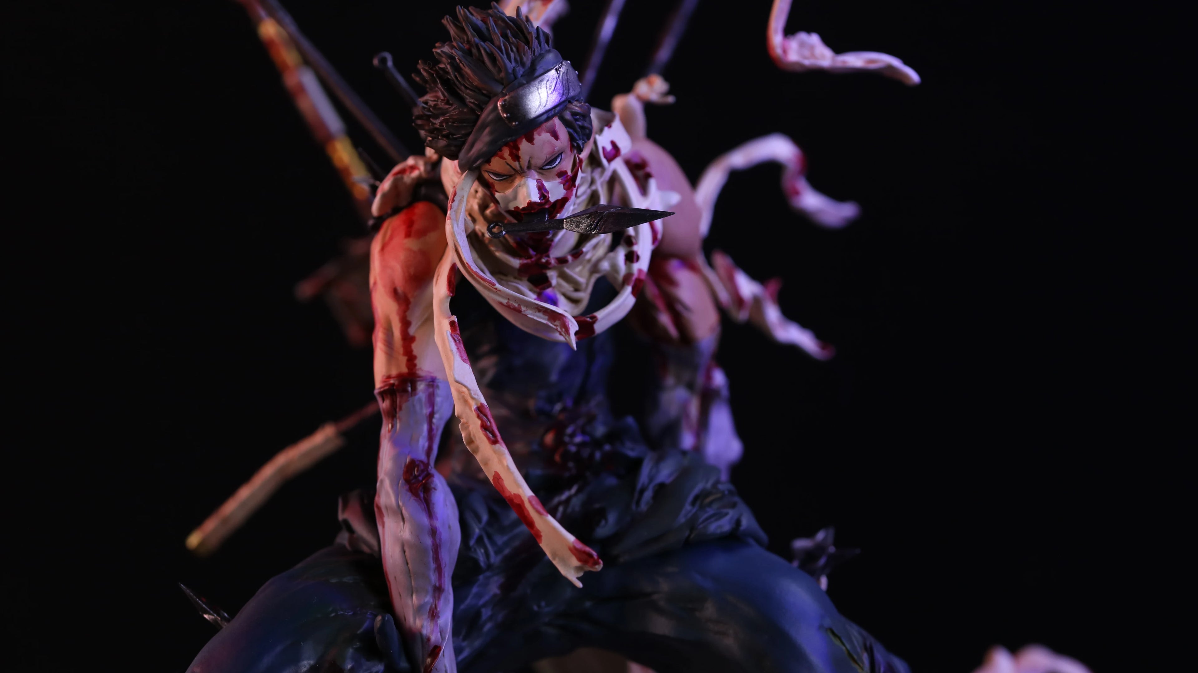 24 см Наруто Аниме Фигурка Момочи Забуза Екшън Фигурка 28 см PVC Хатаке Какаши Статуя Модел Кукла Колекция Декорация за бюро Играчка Подарък