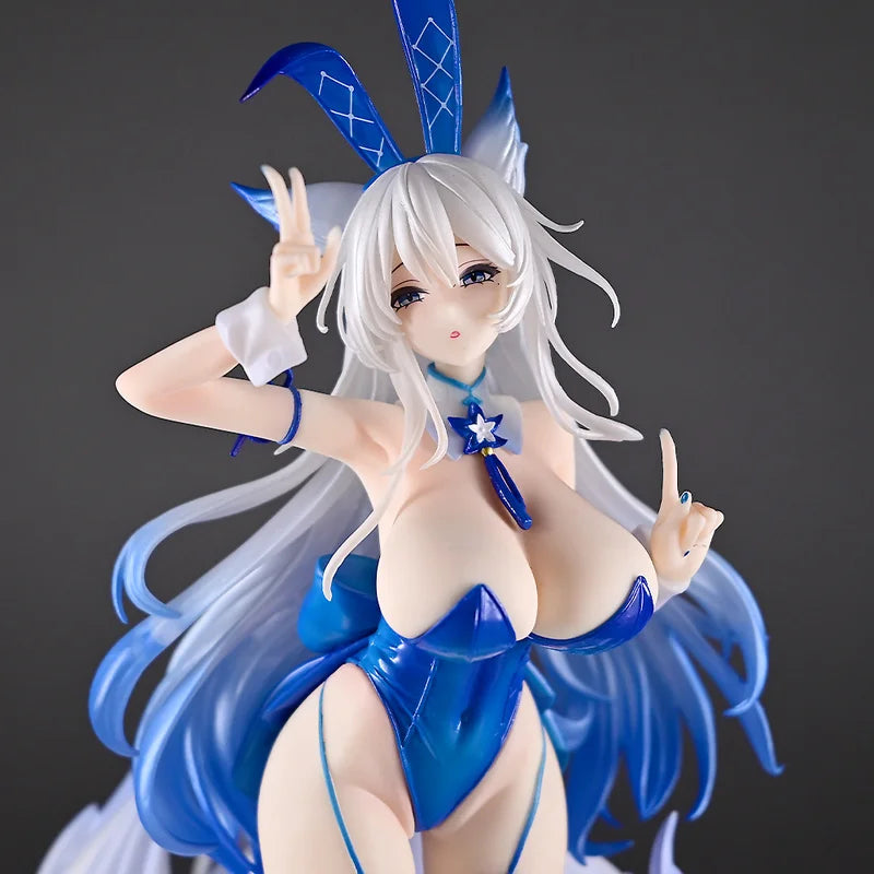 Azur Lane Anime Figures Gk Shinano Beautiful Girl Ornament Bunny Girl Trendy Toys Desktop Children Doll Model Gift Collectibles