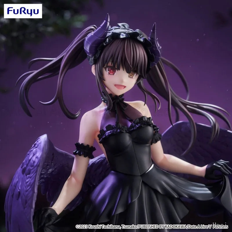 Original FuRyu BiCute Dark Date A Live Ⅴ Kurumi Tokisaki Toys Model Decoration Gift Collection