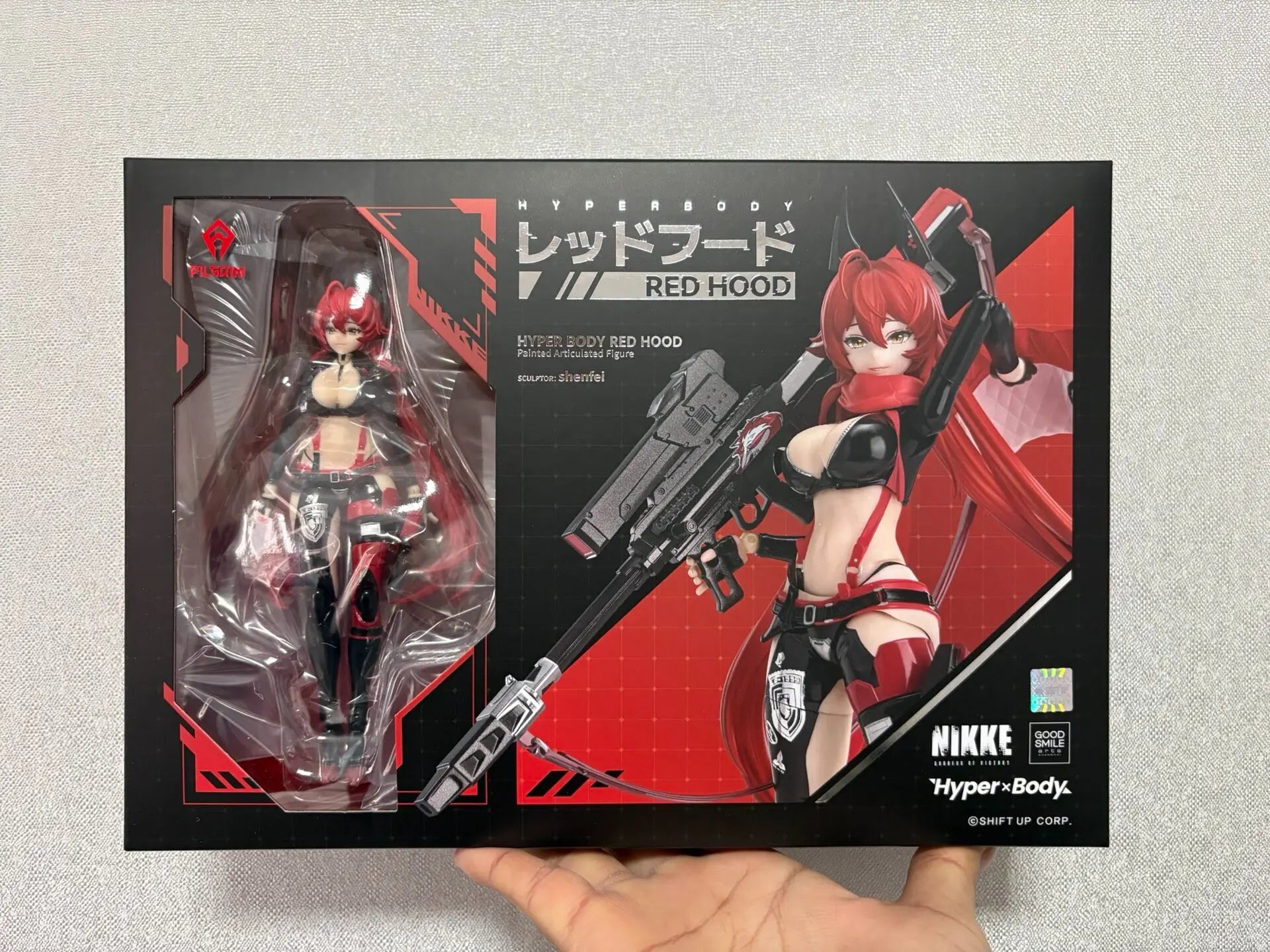 【In stock】2026 Original Good Smile Company Hyper Body Goddess of Victory: Nikke Red Hood Action Figure Anime Collectible Model