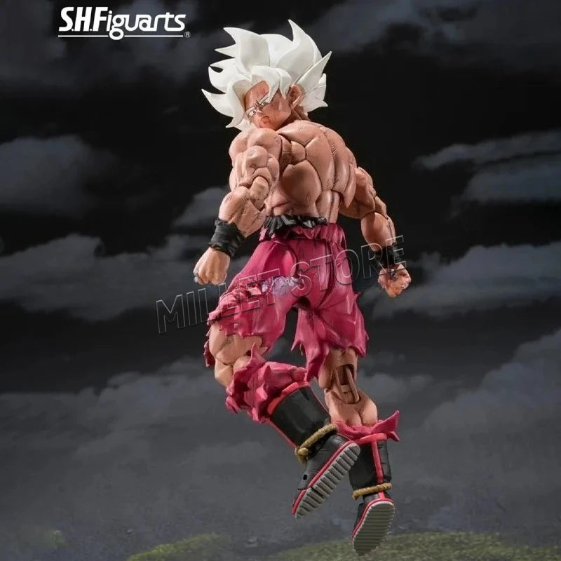 Original Box BANDAI S.H.Figuarts DRAGON BALL SUPER SAIYAN SON GOKU GENKIDAMATSURI EDITION SHF Action Figure Model Gift for Kids