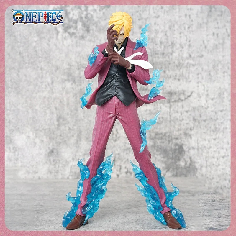 24cm One Piece Sanji Anime Figure Sanji Vinsmoke Action Figurine PVC Collection Model Ornament Statue Peripheral Toys Gift