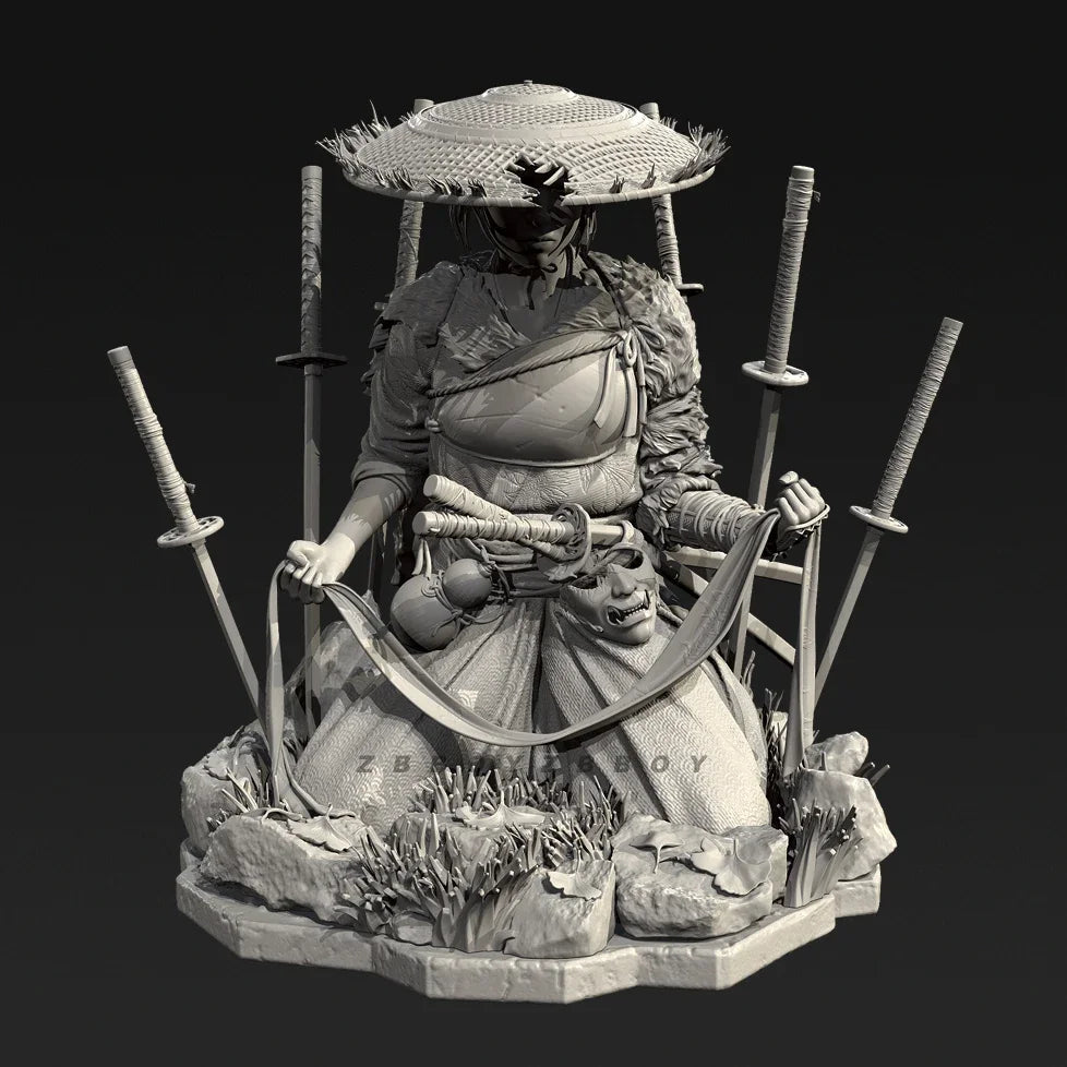 Overall heights 70mm 90mm 115mm Resin model kit colorless self-assembly  TD-7616/3D