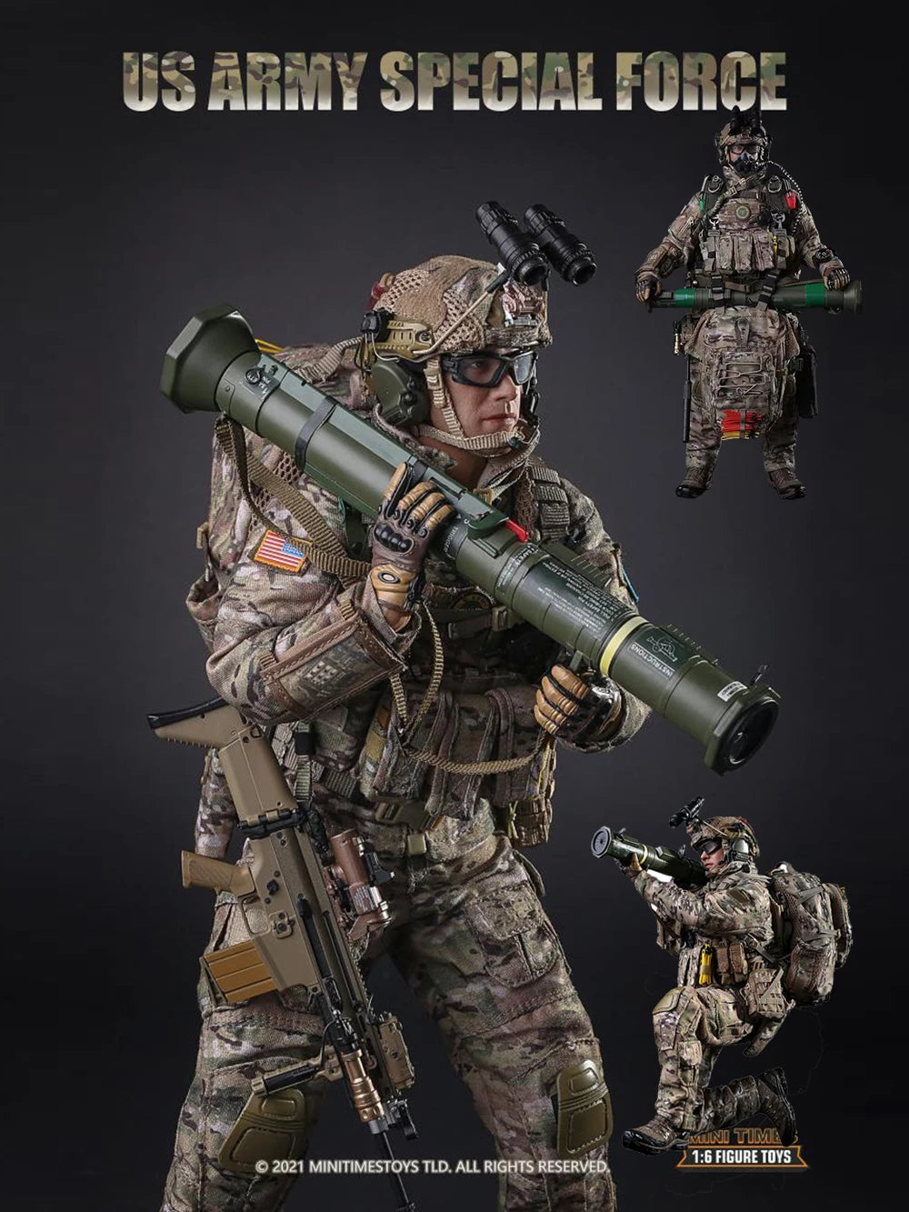 ViiKONDO M028 Minitimes 1/6 Action Figure Model Toy US Special Force Figurine 12'' Toy Soldier Full Set Collection Army Men Gift