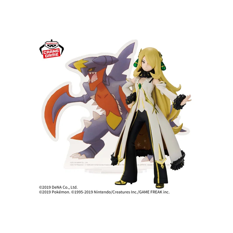 [Original] Genuine In Stock Bandai Banpresto Pokemon Masters EX Panel Spectacle Garchomp Cynthia Anime Figure Model Toys Gift