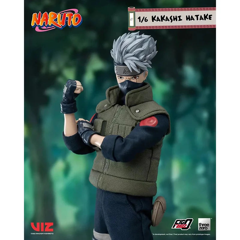 100% Original Threezero 3A FigZero Naruto Kakashi Hatake 1/6 In Stock Anime Collection Action Figures Model Toys