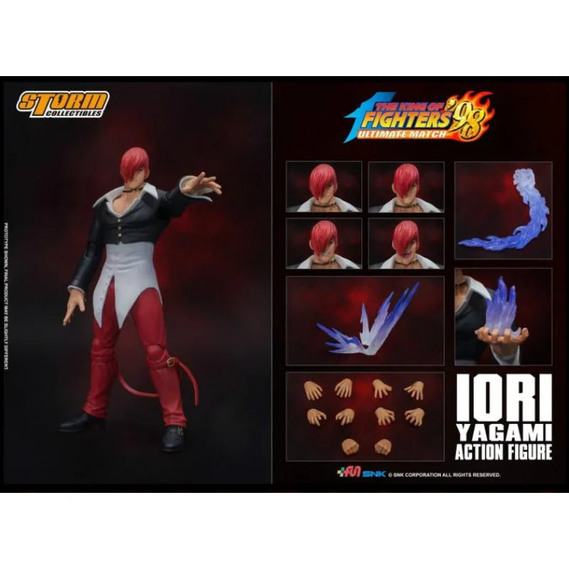 Storm Toys Original 1/12 King of Fighters 98 LORI Hachinohe Purple Special Edition KOF98 Game Mobile Doll Model Handmade Toy