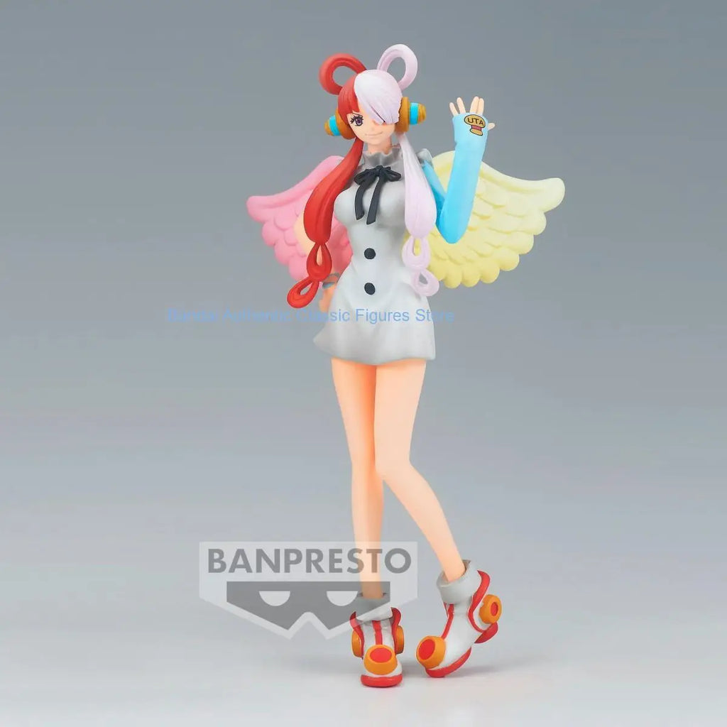 Bandai Original Japan Anime ONE PIECE Glitter  Glamours Theater Version RED UTA Action Figures Collectible Doll Boy Gift Toys